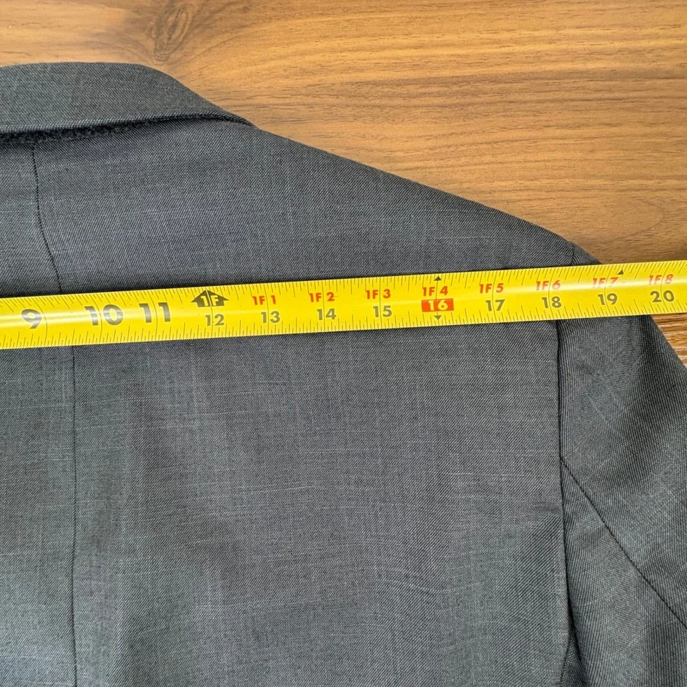 Apt 9 Suit Mens 42R 32x27.5 Gray Slim Fit 2-Piece Professional Corpcore Office